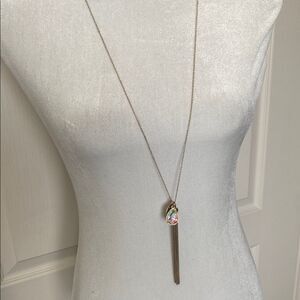 Bella & Jack Elegant Gold Pendant Long Layer Necklace